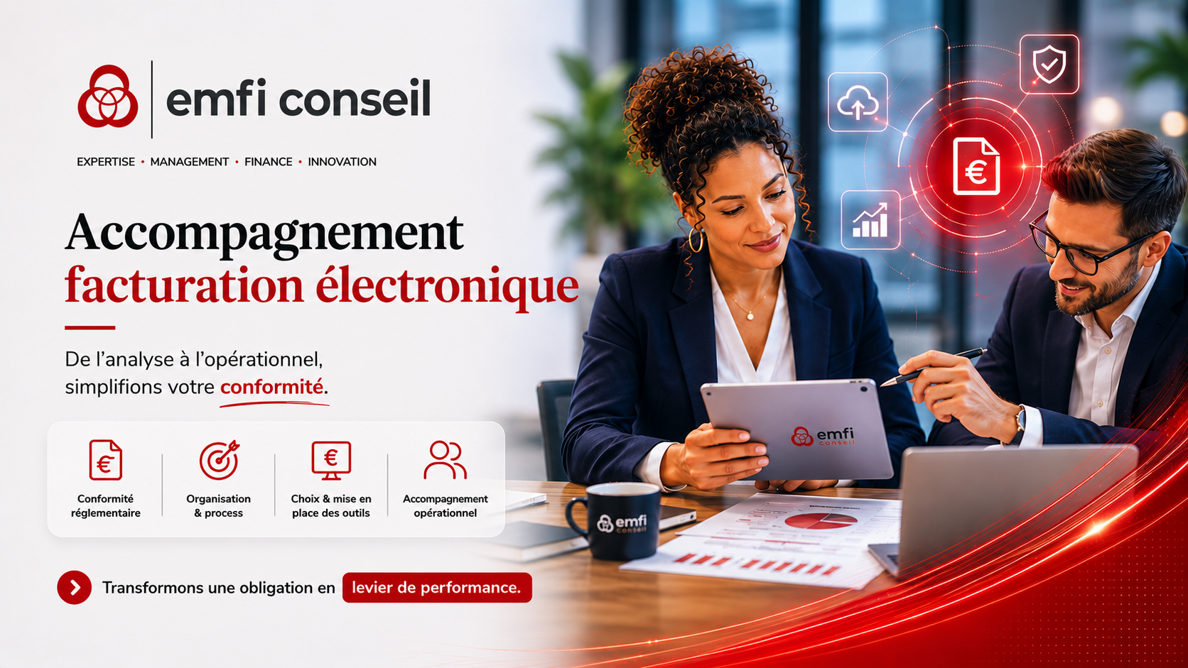Visuel promotionnel — accompagnement finances et pilotage pour les TPE et PME.